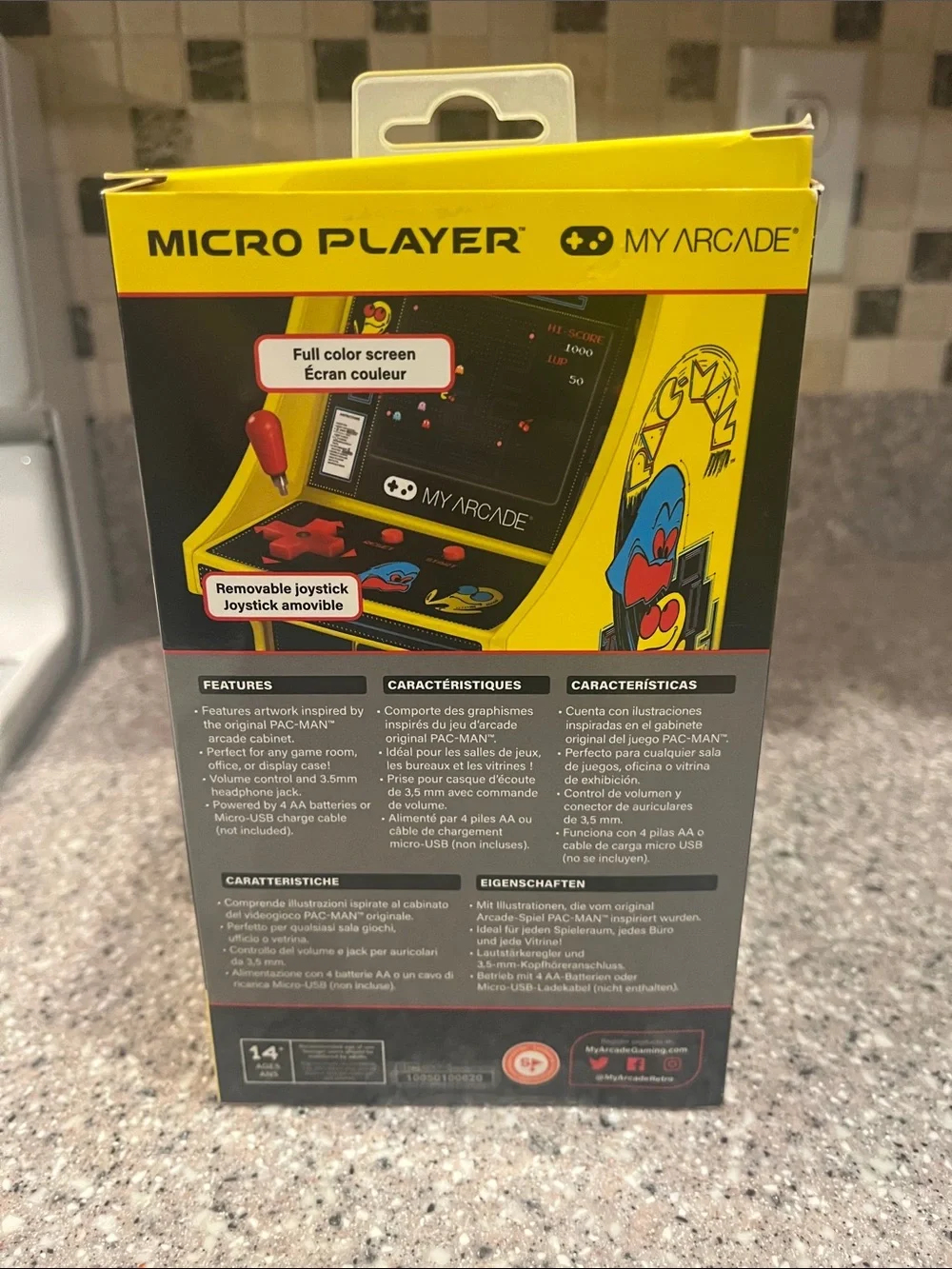 My Arcade Pac-Man Micro Player Retro Arcade Game | Tested & Working NIB